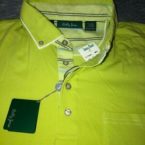 NEW Bobby Jones Men's Mint Julep Short Sleeve Golf Collared Classic Polo Shirt